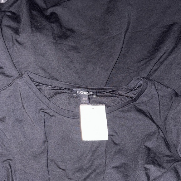 Express Tie Front T-Shirt Dress - Picture 6 of 7